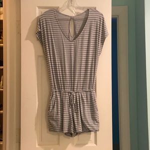 sundry striped romper
